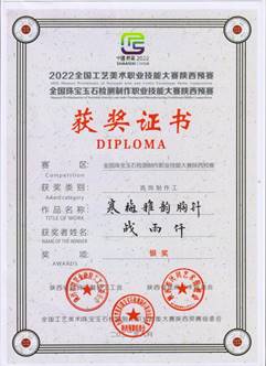 战雨仟省赛证书